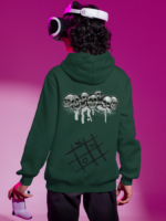 Olive Skull Hoodie - Image 2