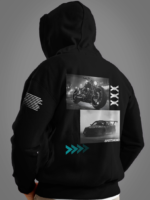 Drifter Black Hoodie - Image 2