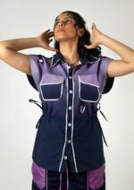 Grape Bleed Drawcord Shirt - Image 5