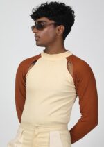 Caramel Mocha Keyhole Top - Image 3