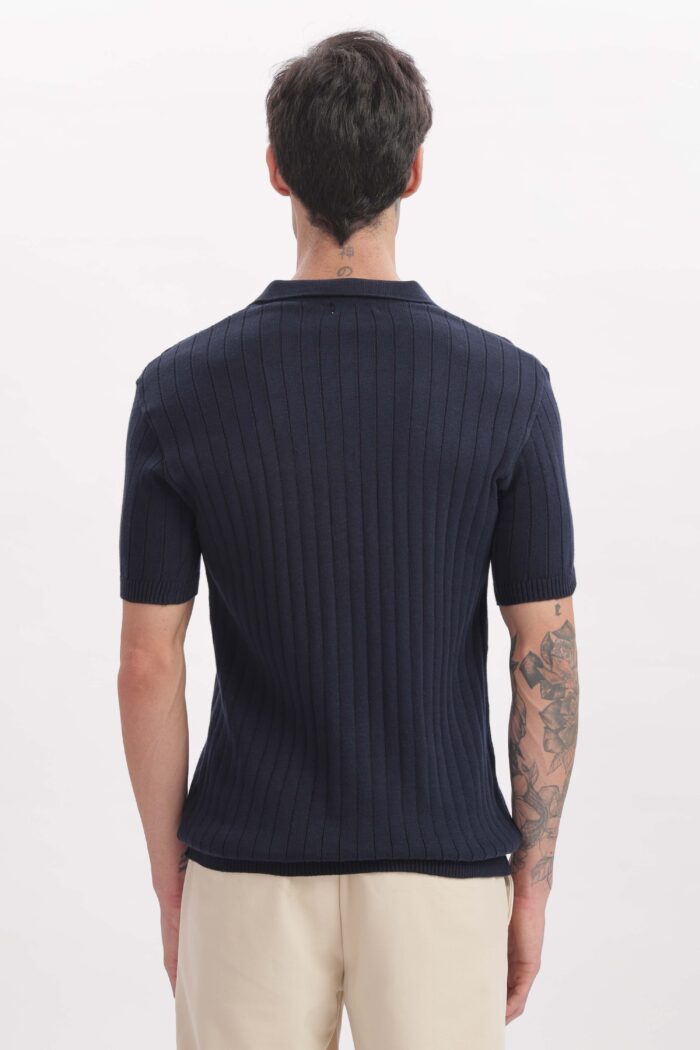 Back shot of Marine Polo for men from The Seasons