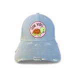 Slow Vibes - Denim Cap - Image 2