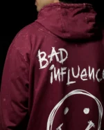 Bad Influence - Stone Wash Hoodie - Image 4
