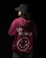 Bad Influence - Stone Wash Hoodie - Image 5