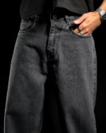 Charcoal Baggy Denim Jeans - Limited Edition - Image 5