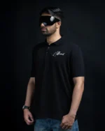 Black Polo T-Shirt - Image 4