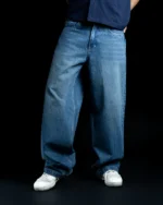 Blue Baggy Denim Jeans - Limited Edition - Image 4
