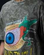 Bound To Hell Oversized T-Shirt - Image 4