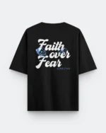Faith Over Fear Oversized T-shirt - Image 4