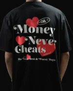 Money Never Cheats Oversized T-shirt - Image 3