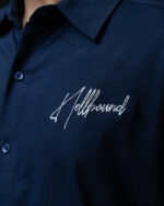 Navy Blue Oversized Shirt - Image 3