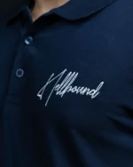 Navy Blue Polo T-Shirt - Image 2