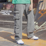 Grey Denim Cargo - Image 6