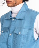 DRILL SLEEVELESS JACKET - Image 3