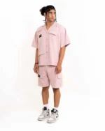 ASYM POCKET PINK SHORTS - Image 5