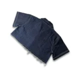 KIMONO DENIM CROP SHIRT - Image 5