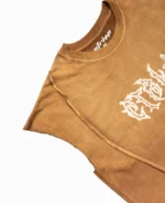 LOGO TANK-BROWN WASHED - Image 2