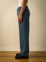 BASIC TRACK PANTS IN CHARCOAL GREY [UNISEX] - Image 3